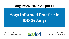 AAIDD Webinar